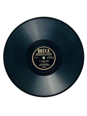 Guy Lombardo It Takes Time / I Wonder 10 Inch Shellac Record 78 RPM Decca 23865